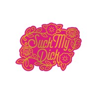 Wood Rocket Porn Suck My Dick Pin - Pink/Gold