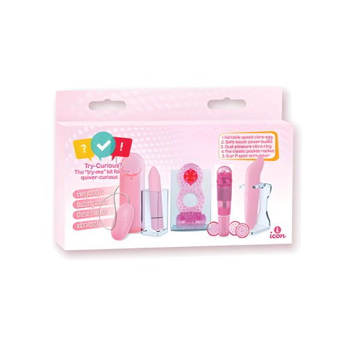 Try-Curious Vibe Set - Pink