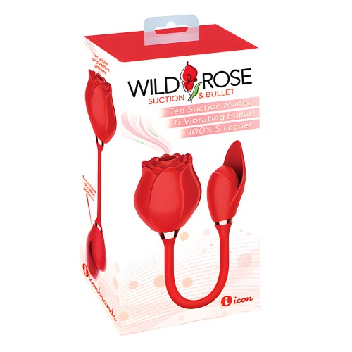 Wild Rose & Bullet Vibrator - Red