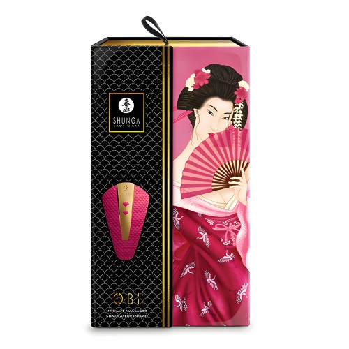 Shunga Obi Intimate Massager - Raspberry