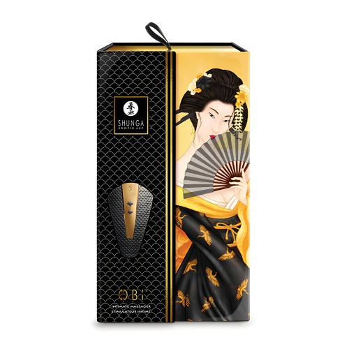 Shunga Obi Intimate Massager - Black