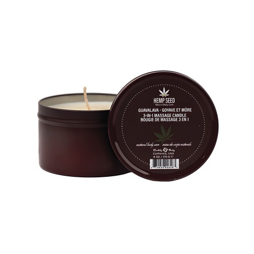 Earthly Body Suntouched Hemp Candle - Guavalava