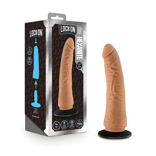 Blush Lock On Hexanite Dildo