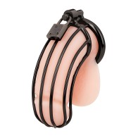 Blue Line Prisoner Cock Cage - Black