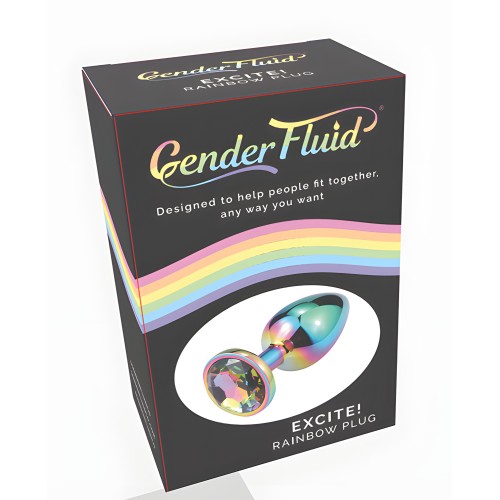 Gender Fluid Excite! Plug - Rainbow