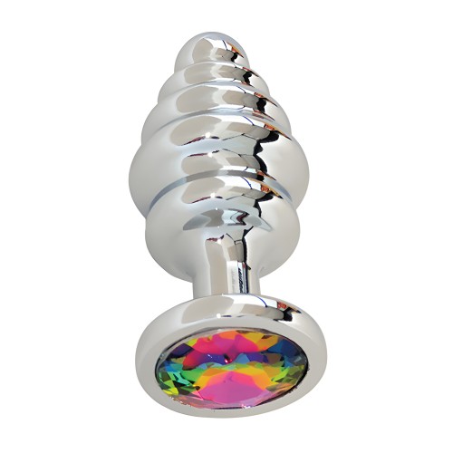 Gender Fluid Excite! Plug Ribeteado - Plata