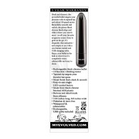 Evolved Real Simple Rechargeable Bullet - Black Chrome