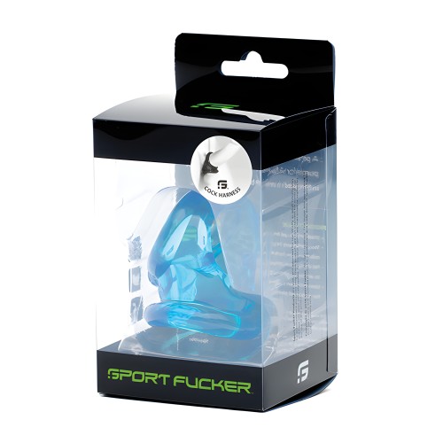 Sport Fucker Cock Harness - Ice Blue