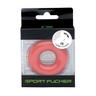 Sport Fucker Chubby Cockring - Red
