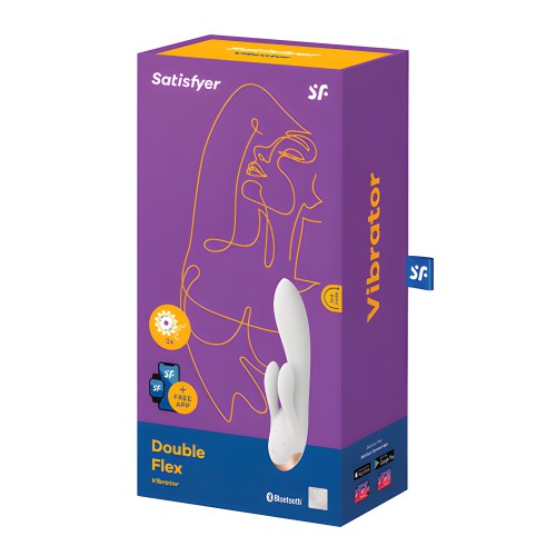 Satisfyer Double Flex G-Spot Vibrator - White