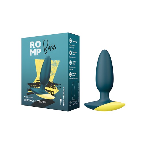 Plug Anal Vibrante ROMP Bass - Teal