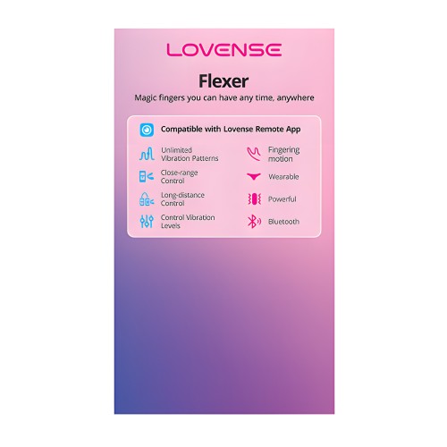 Lovense Flexer Vibrator - Pink
