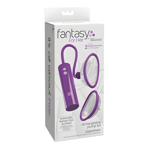 Kit de Bomba de Placer Recargable Fantasy For Her - Púrpura
