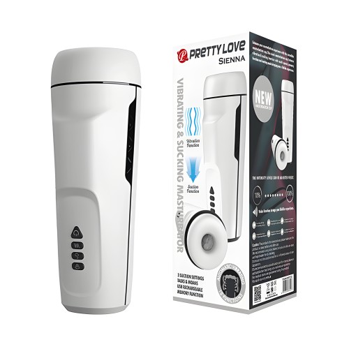 Pretty Love Sienna Sucking & Vibrating Masturbator