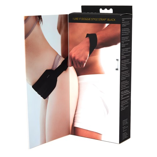 Correa Doggie Style Sportsheets - Negra Impermeable