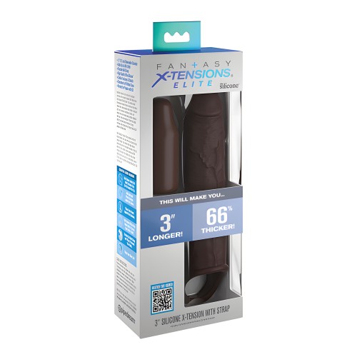 Extensor Fantasy X-tensions Elite de 7" con Correa - Marrón