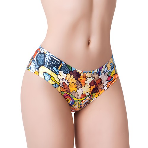 Mememe Slip Impreso Psychotropical XL