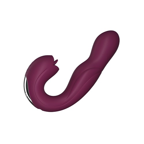 Vibrador para Punto G y Lamedor de Clítoris Joi