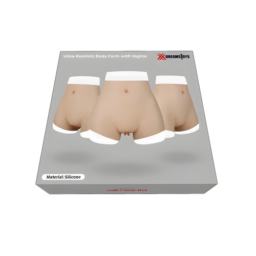 XX-DREAMSTOYS Ultra Realistic Vagina Form Medium - Ivory