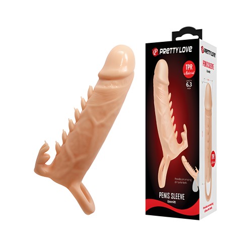 Pretty Love Emmitt 6.3" Manga para Pene - Marfil