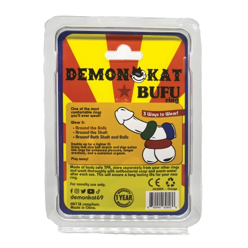 Demon Kat BuFu Ring - Naranja