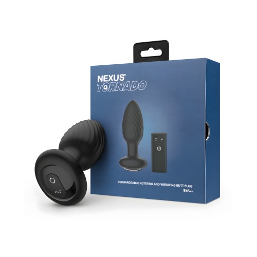 Plug Anal Rotatorio y Vibrante Nexus Tornado - Negro