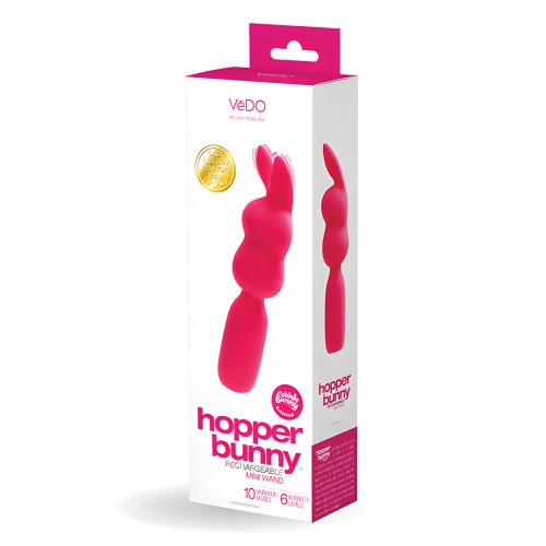 Mini Varita Recargable VeDO Hopper Bunny - Rosa