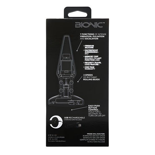 Sonda Rimming con Perlas Bionic