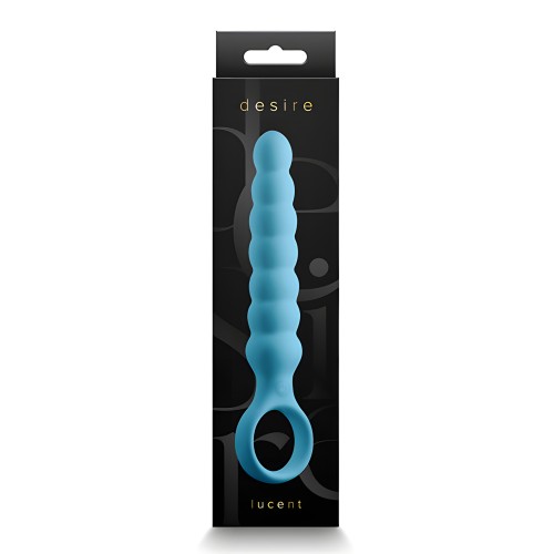 Vibrador Desire Lucent Azul - Flexible Multi-Velocidad