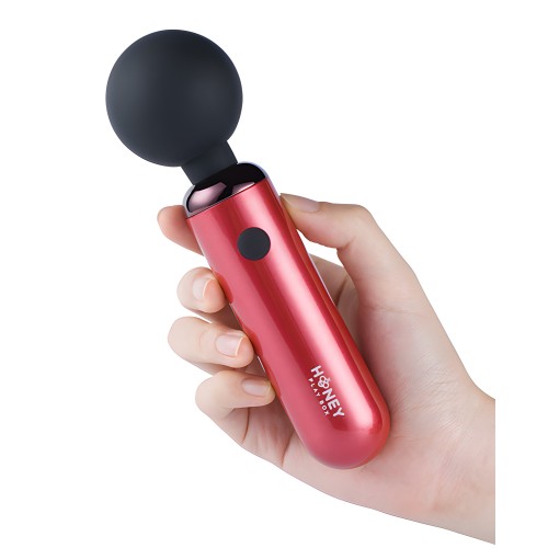 Pomi Wand Clit Tease Vibrating Wand - Deep Rose | Powerful Vibrator