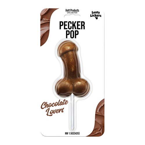 Chupachups de Pene con Sabor a Chocolate