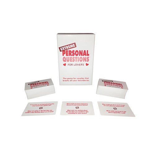 Extreme Personal Questions Card Game