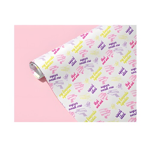 Papel de Regalo Travieso Squirt Alert