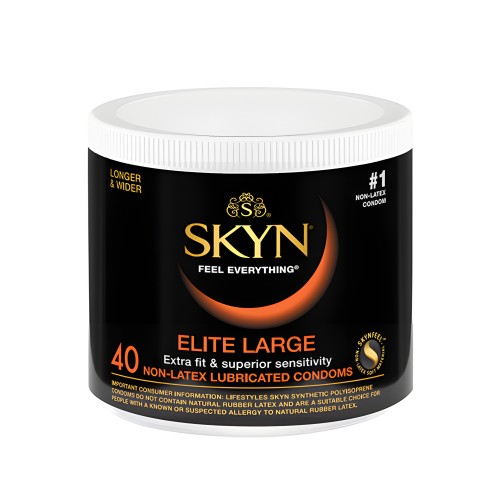 Lifestyles SKYN Elite Condones Grandes - Caja de 40