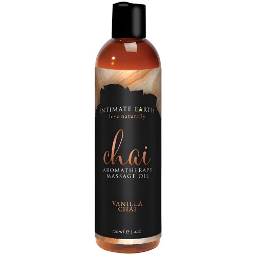 Intimate Earth Aceite de Masaje Chai - 120 ml Vainilla & Chai