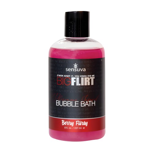 Sensuva Big Flirt Baño de Burbuja 8 oz