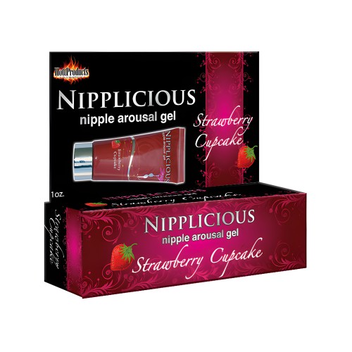 Gel Arousal Nipplicious - 1 oz Fresa