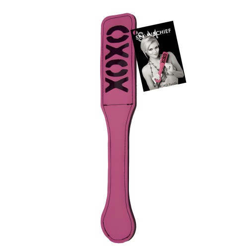 Sex & Mischief XOXO Paddle - Pink | Playful Bondage