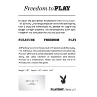 Playboy Anillo Vibrador Conejito de Placer - Verde Profundo