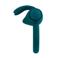 Playboy Anillo Vibrador Conejito de Placer - Verde Profundo