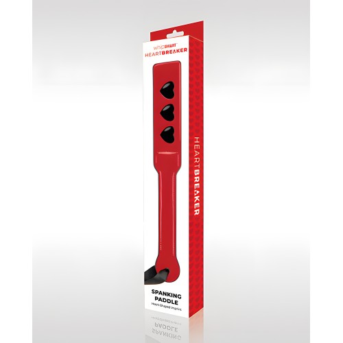 WhipSmart Heartbreaker Paddle de Azotes Rojo/Negro