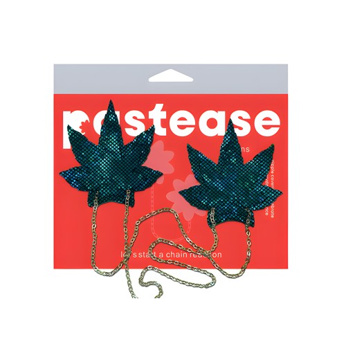 Pastease Hoja de Marihuana Disco - Verde Talla Única