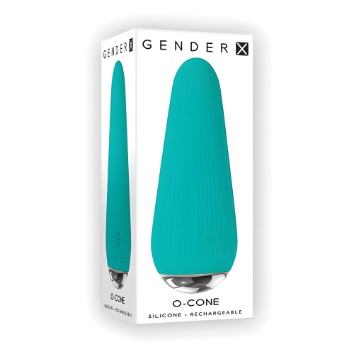 Gender X O-Cone Vibrating Bullet - Teal