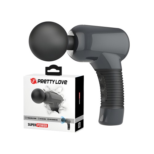 Masajeador Pretty Love Super Power Fun Gun - Negro