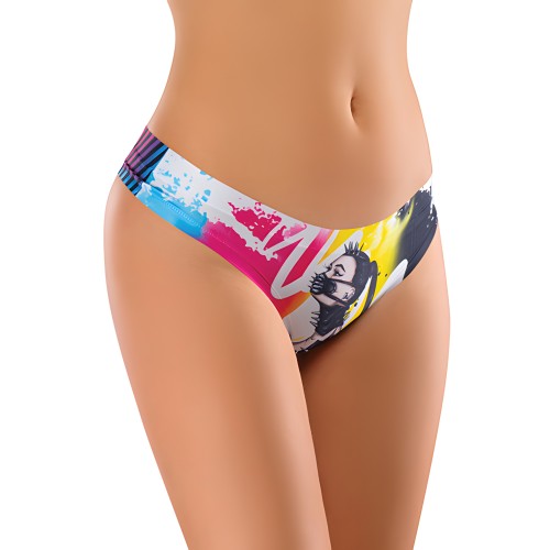 Mememe Cabal Margot Printed Thong - XL