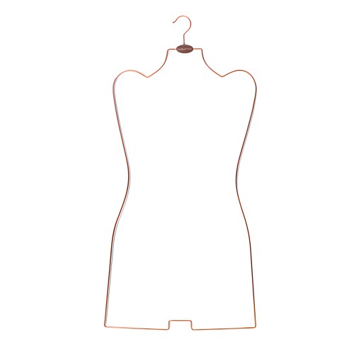 Percha de Cuerpo Metálica Coquette - Oro Rosa