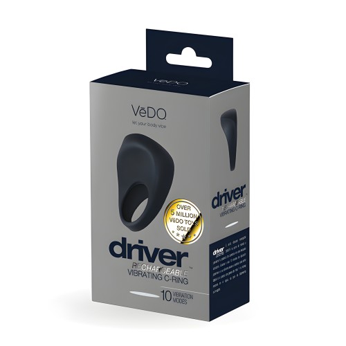 Anillo Vibrante Recargable VeDO Driver - Mejora el Placer