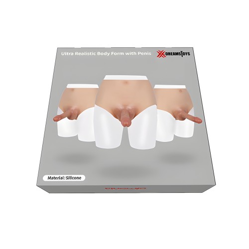 XX-DREAMSTOYS Forma de Pene Realista - Marfil