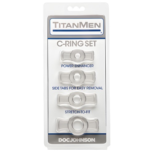 Titanmen Tools Cock Ring Set - Performance Enhancement