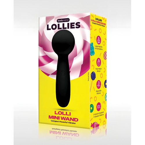 XGen Bodywand Lolli Mini Vibrador de Varita Negro